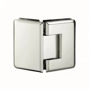bathroom door hinge light duty 135 degree radius comers chrome finish