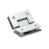 Stainless Steel hinges for glass doors Square 180 degree glass to glass