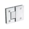 Stainless Steel 180 degree door hinge Square glass to glass