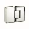 hinged shower doors glass 180 degree glass to glass