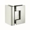 glass door hinges brass 90 degree glass to glass round angle chrome finish