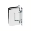 glass shower hinges heavy duty 90 degree wall mount radius H back plate