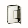 glass door hinges types 90 degree wall mount full back radius comers light duty