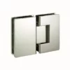 180 degree shower door hinge round angle chrome finish