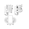 shower door runners drawing