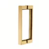 zinc alloy Shower door handle gold finish