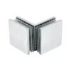 Stainless Steel 90 degree glass to glass square clamp