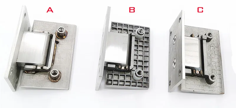 stainless steel shower hinged inside construction