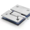 Stainless Steel 180 degree door hinges Square glass to glass