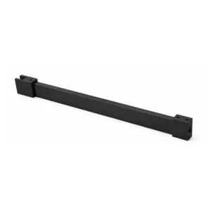 SUP60 matte black stainless steel ceiling-mounted shower glass support bar with rectangular tube