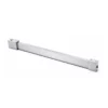 SUP60 polished chrome stainless steel ceiling-mounted shower glass support bar with rectangular tube