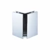 MAXGO GCH090 solid brass 90° square glass-to-glass bracket